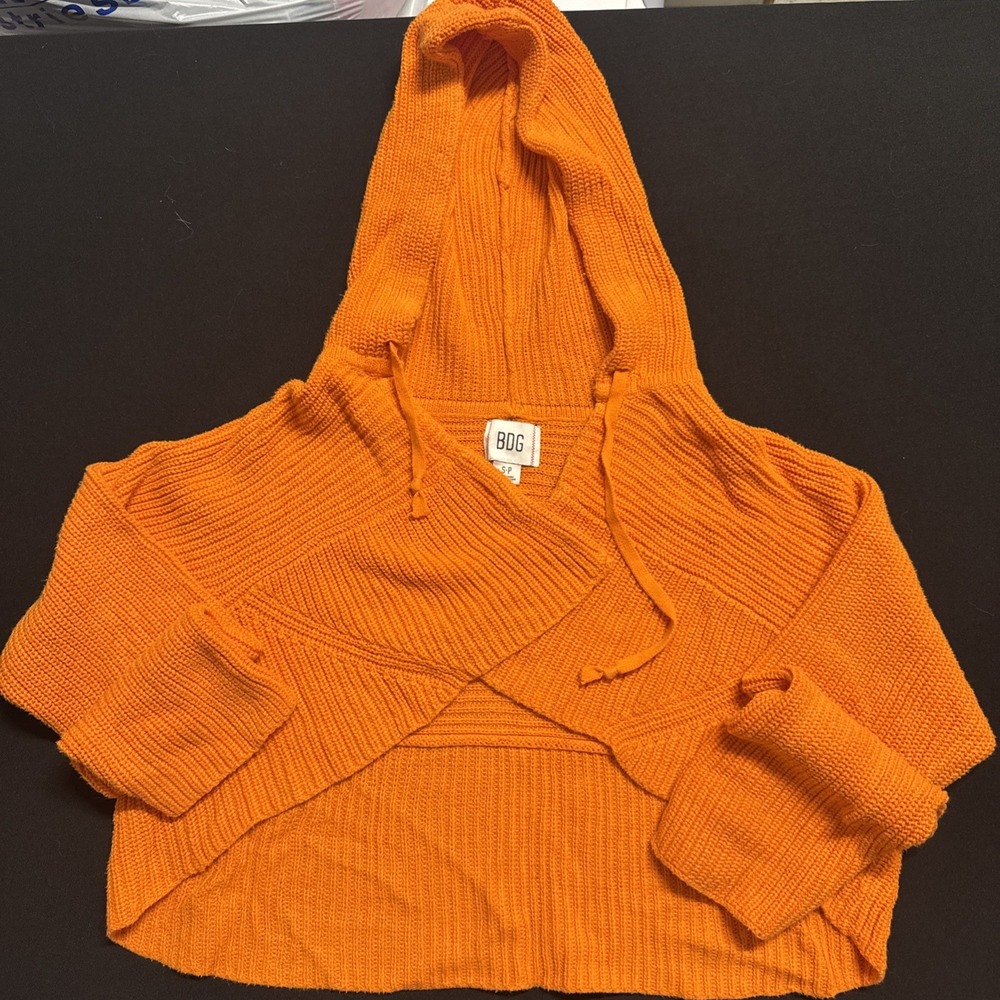BDG Urban Outfitters Hooded Sweater Women's  Pumpkin Orange‎ Size S-P